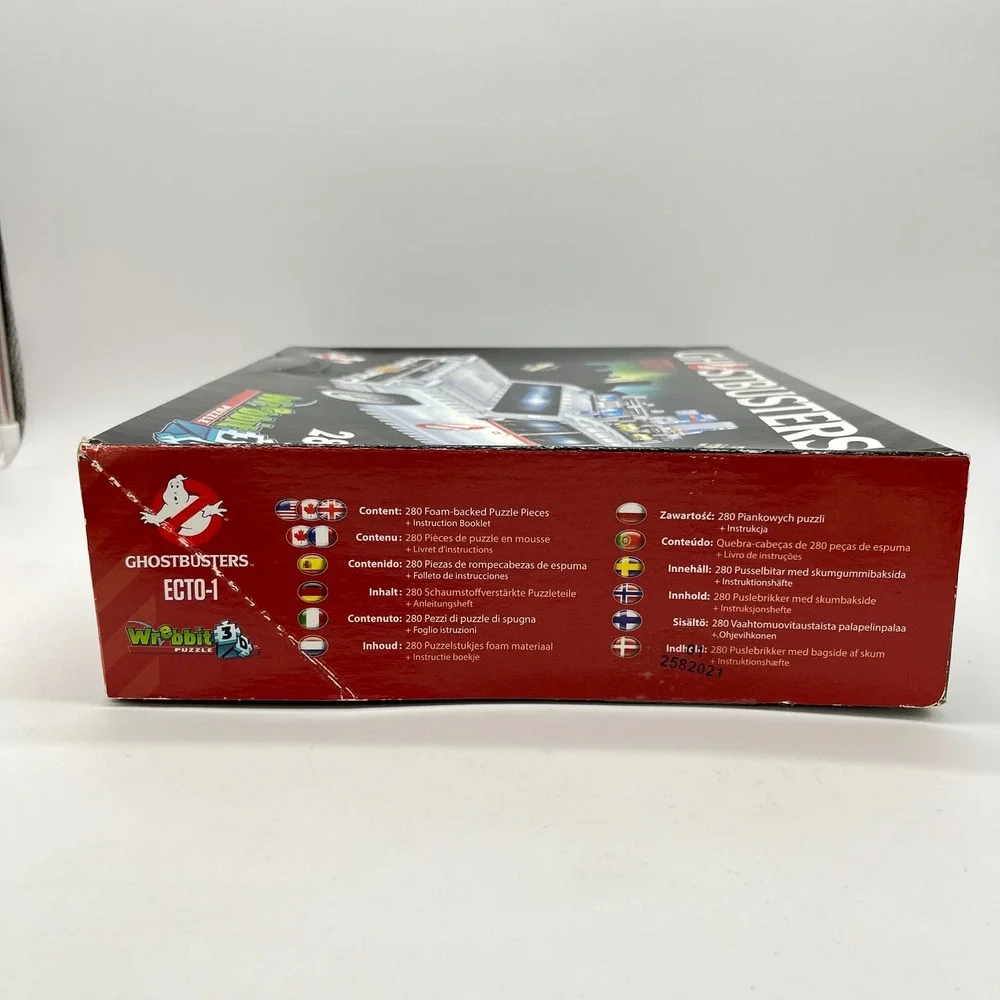 Ghostbusters Ecto-1 Wrebbit 3D Puzzle 280 Pieces Ages 12+ Collectible New in Box